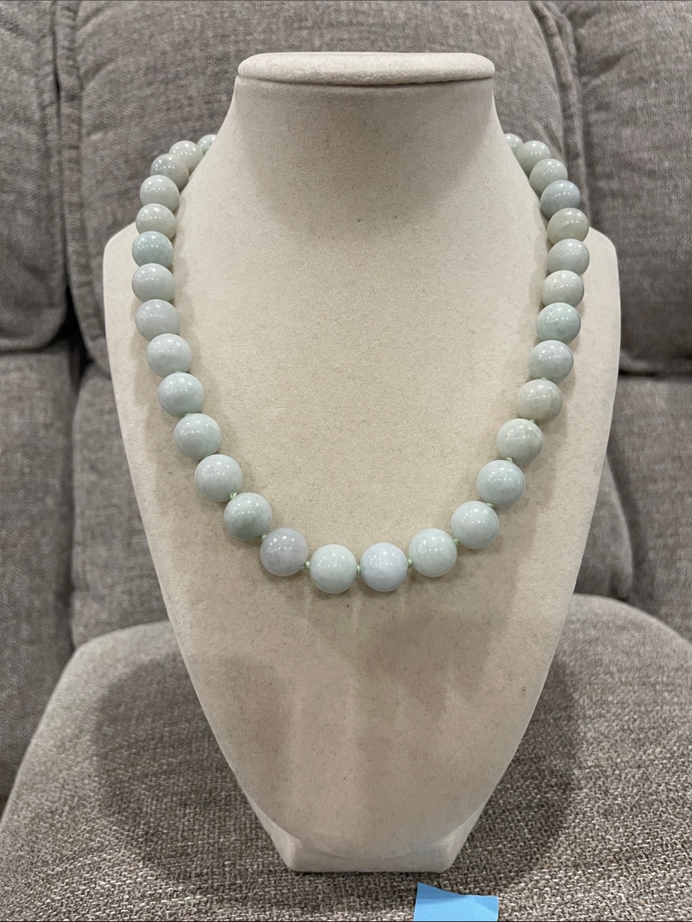 Elegant Pale Green Beaded Necklace - Women Jewelry